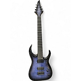 Used Jackson Pro Series Misha Mansoor Signature Juggernaut HT7FM Ocean Blue Burst Solid Body Electric Guitar