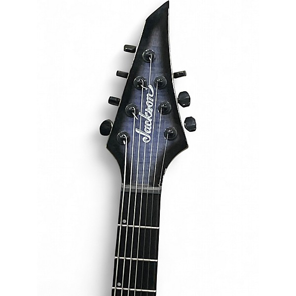 Used Jackson Pro Series Misha Mansoor Signature Juggernaut HT7FM Ocean Blue Burst Solid Body Electric Guitar