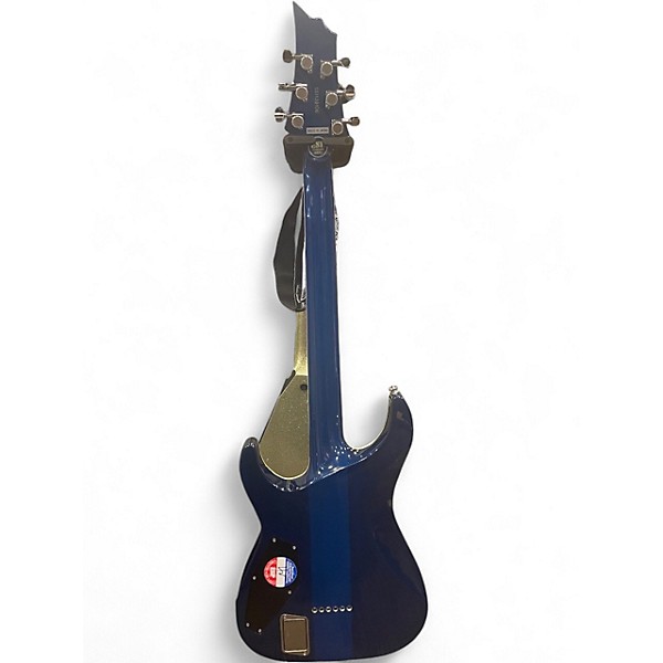 Used ESP Horizon NT II HRF Black Aqua Solid Body Electric Guitar