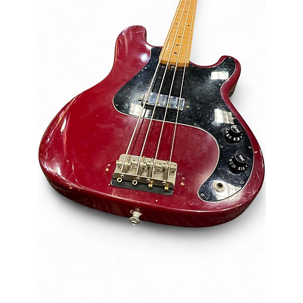 Used Hondo HONDO II P STYLE BASS CHERRY Electric Bass Guitar