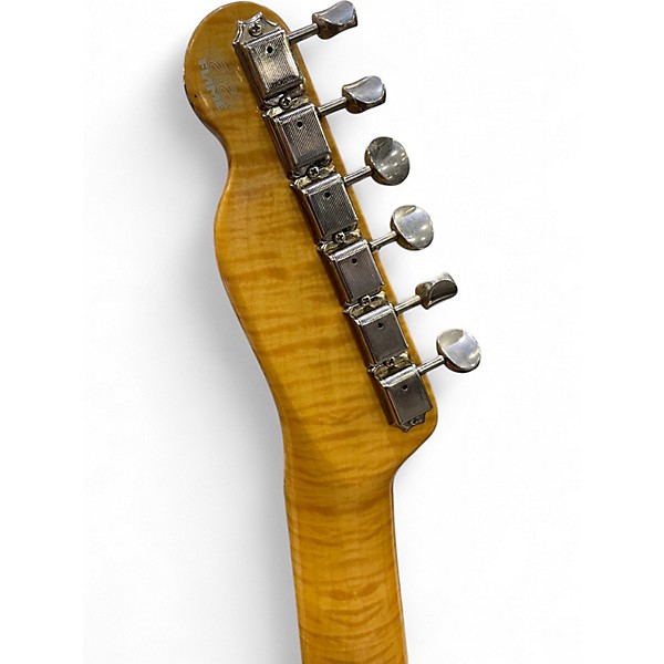 Used Fender FOTOFLAME NATURAL Solid Body Electric Guitar