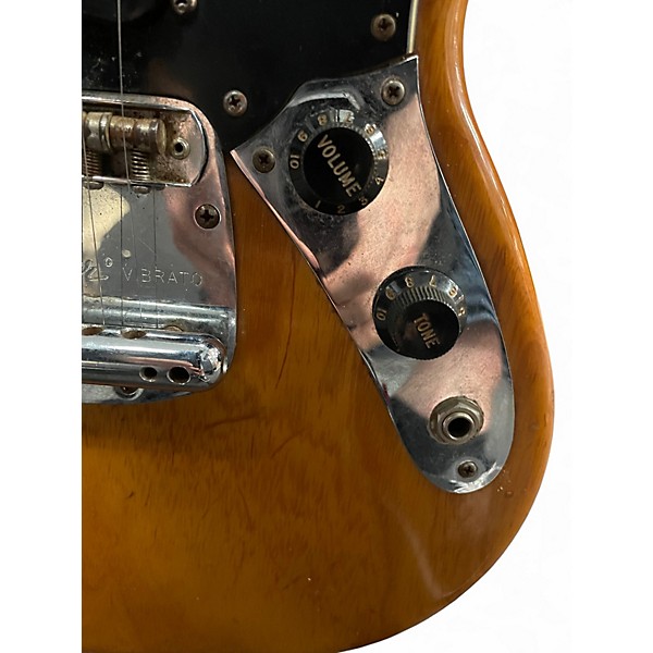Vintage 1978 Fender Mustang Natural Solid Body Electric Guitar