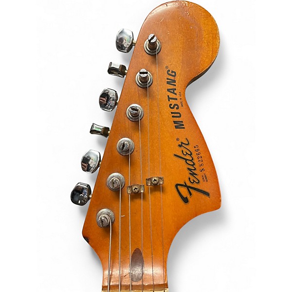 Vintage 1978 Fender Mustang Natural Solid Body Electric Guitar