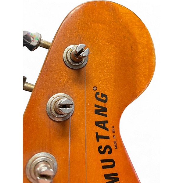 Vintage 1978 Fender Mustang Natural Solid Body Electric Guitar