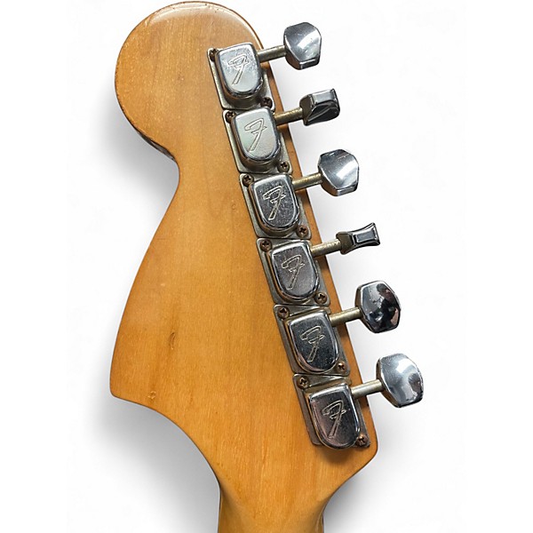 Vintage 1978 Fender Mustang Natural Solid Body Electric Guitar