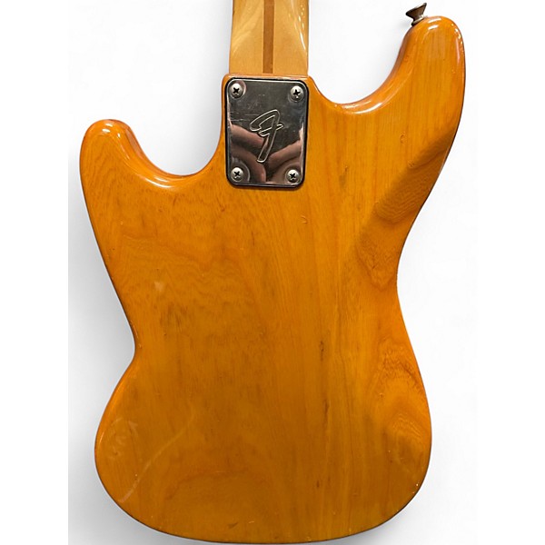 Vintage 1978 Fender Mustang Natural Solid Body Electric Guitar