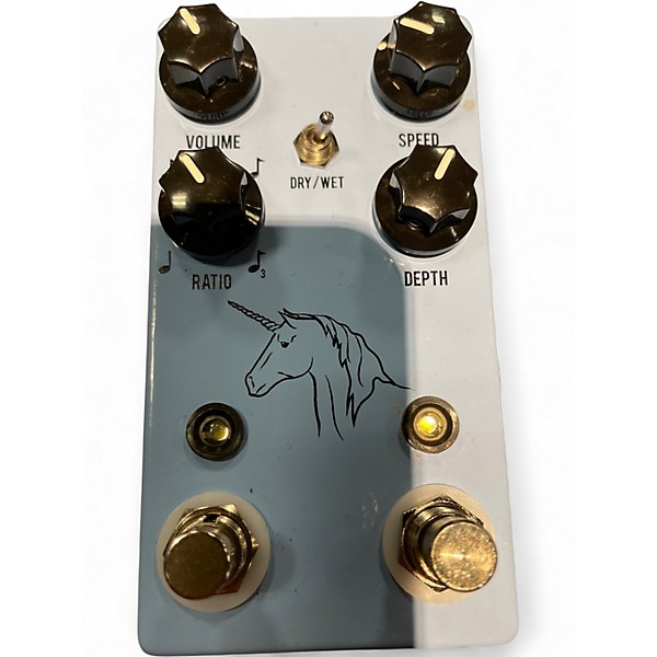 Used JHS Pedals Unicorn Uni-Vibe Photocell Modulator with Tap Tempo Effect Pedal