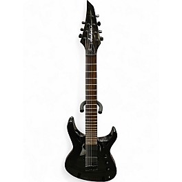 Used Jackson Chris Broderick Pro Series Solo 7 Metallic Black Solid Body Electric Guitar