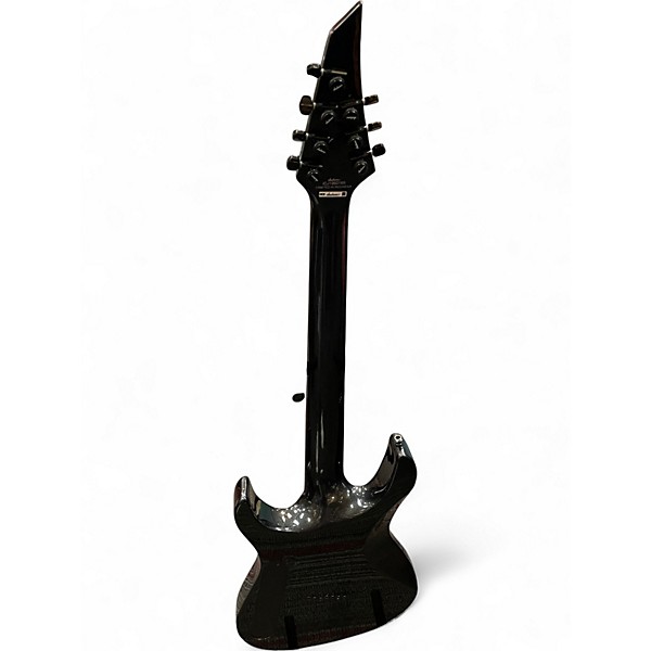 Used Jackson Chris Broderick Pro Series Solo 7 Metallic Black Solid Body Electric Guitar