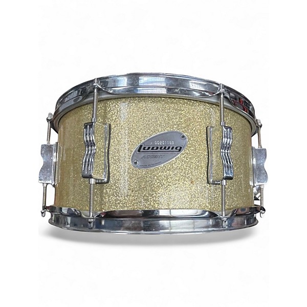 Used Ludwig 6.5X14 Accent CS Snare gold sparkle Drum