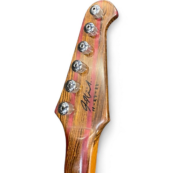 Used Jh Guitars firebird paisley pink Solid Body Electric Guitar