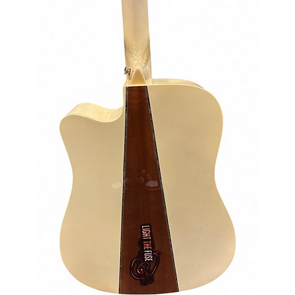 Used Keith Urban PHOENIX LIMITED EDITION Cream Acoustic Guitar