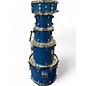 Used Ludwig 5 Piece ACCENT BLUE SPARKLE Drum Kit