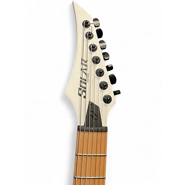 Used Solar Guitars A2.7 Alpine White Solid Body Electric Guitar