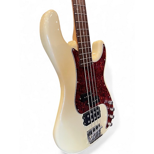 Used Grass Roots By Esp G-PB-45PM Vintage White Electric Bass Guitar