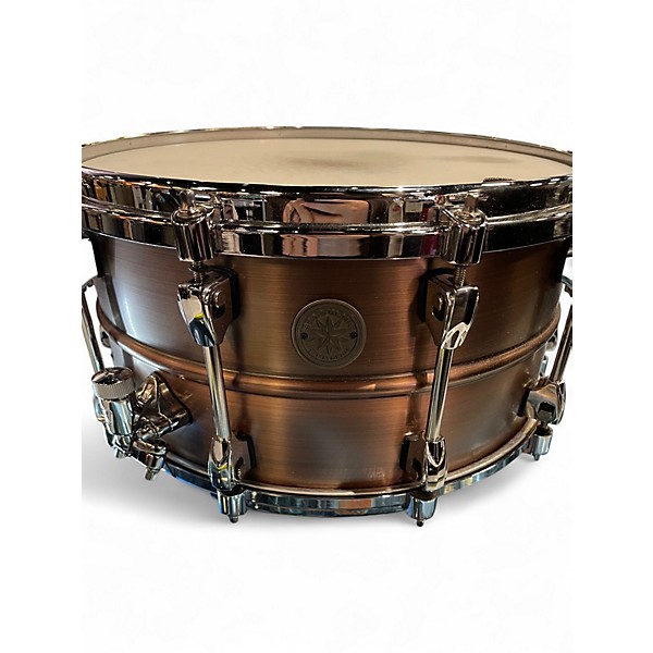 Used TAMA 14X6.5 Starphonic Snare brushed brass Drum