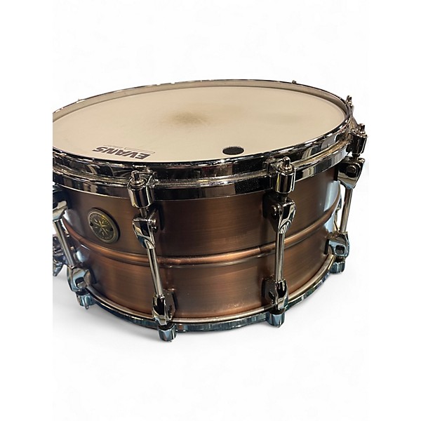 Used TAMA 14X6.5 Starphonic Snare brushed brass Drum