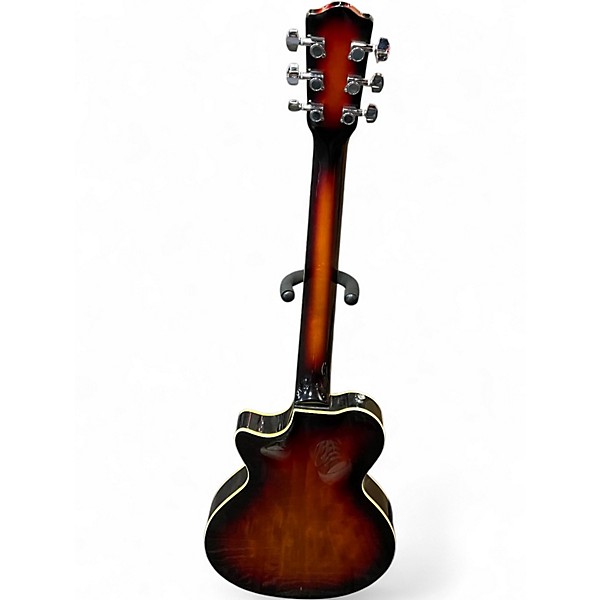 Used Johnson JH100 Delta Rose sunburst Hollow Body Electric Guitar