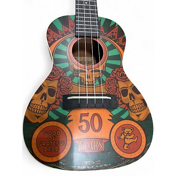 Used Alvarez Grateful Dead 50 years Mahogany Ukulele