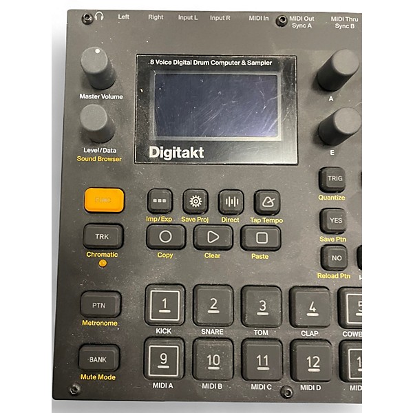 Used Elektron DIGITAKT Drum Machine