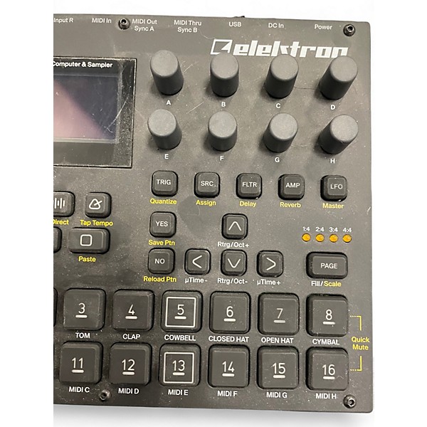 Used Elektron DIGITAKT Drum Machine