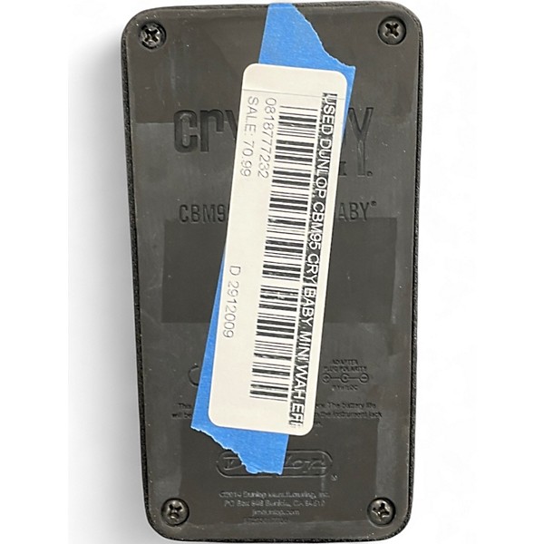 Used Dunlop CBM95 Cry Baby Mini Wah Effect Pedal