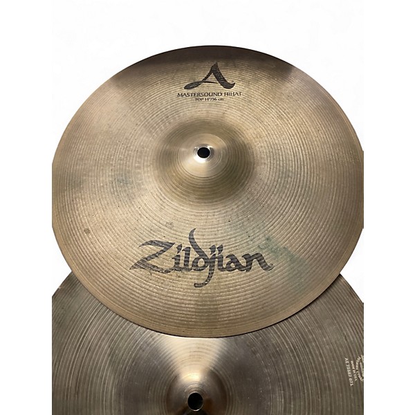 Used Zildjian 14in Mastersound Hi Hat Pair Cymbal
