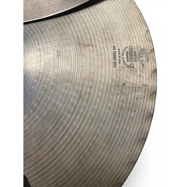 Used Zildjian 14in Mastersound Hi Hat Pair Cymbal
