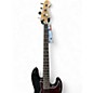 Used Squier Jazz Bass Black Electric Bass Guitar