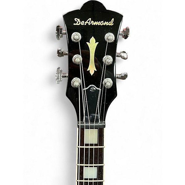 Used DeArmond X155 Sunburst Hollow Body Electric Guitar