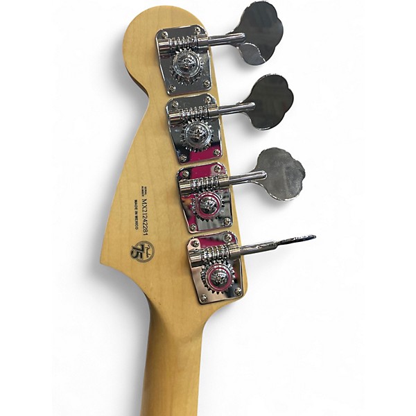 Used Fender Mustang Bass 2 Color Sunburst Electric Bass Guitar