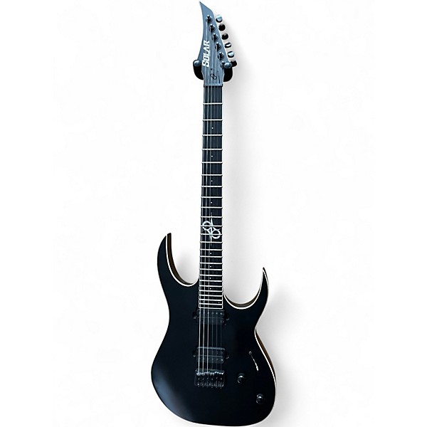 Used Solar Guitars S1.6 Black Solid Body Electric Guitar