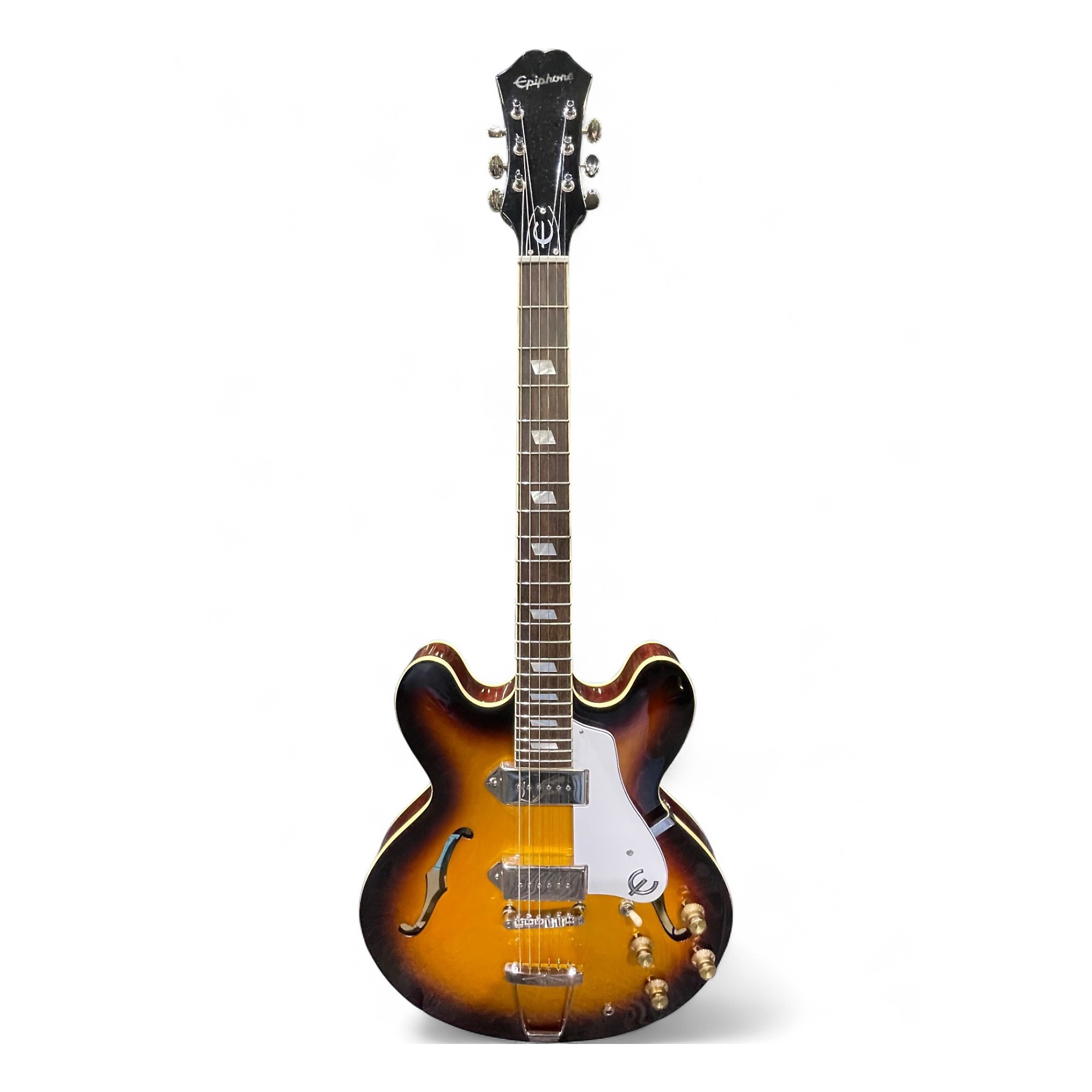 Used Epiphone Casino 2 Color Sunburst Hollow Body Electric Guitar