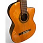 Used Takamine EG128SC Natural Classical Acoustic Electric Guitar