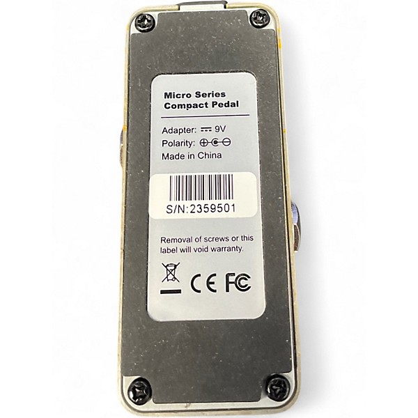 Used 2010s Moore YELLOW COMP Effect Pedal