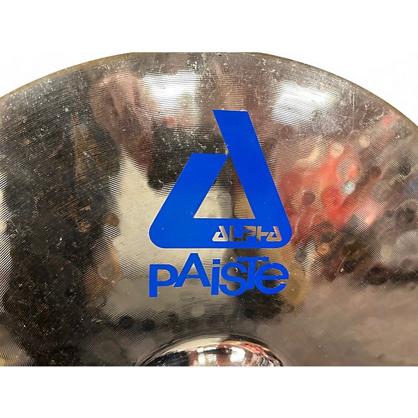 Used Paiste 18in ALPHA BOOMER CRASH Cymbal