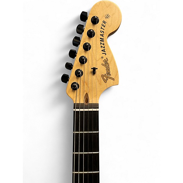 Used 2020s Fender Jim Root Signature Jazzmaster Black Solid Body Electric Guitar