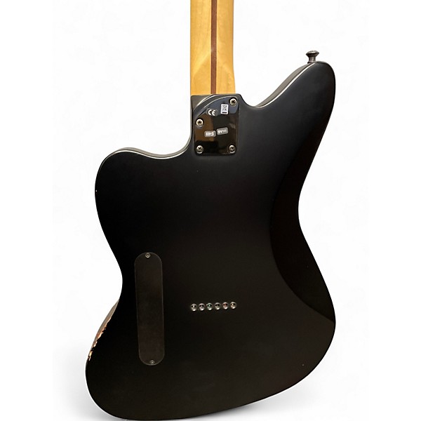 Used 2020s Fender Jim Root Signature Jazzmaster Black Solid Body Electric Guitar