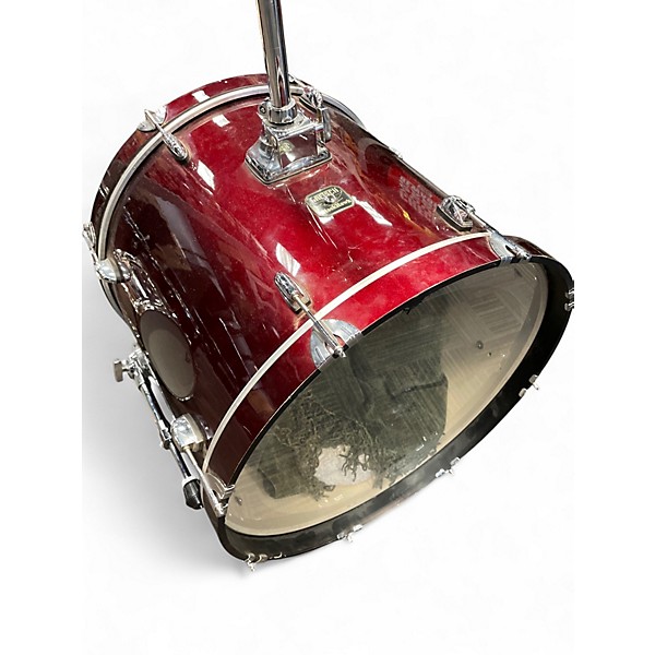 Used Gretsch Drums 5 Piece BLACKHAWK Red Drum Kit