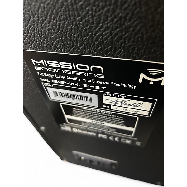 Used Mission Engineering GEMINI 2-BT Tube Guitar Combo Amp