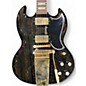 Used Gibson SG Custom TV Black Gold Solid Body Electric Guitar