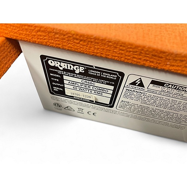 Used Orange Amplifiers CR60C Crush Pro 60W 1x12 Guitar Combo Amp