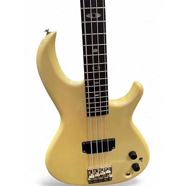 Vintage 1984 Aria PRO II Antique White Electric Bass Guitar