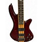 Used Schecter Guitar Research Diamond Elite 4 Crimson Electric Bass Guitar