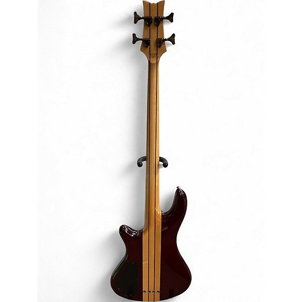 Used Schecter Guitar Research Diamond Elite 4 Crimson Electric Bass Guitar