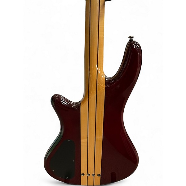 Used Schecter Guitar Research Diamond Elite 4 Crimson Electric Bass Guitar