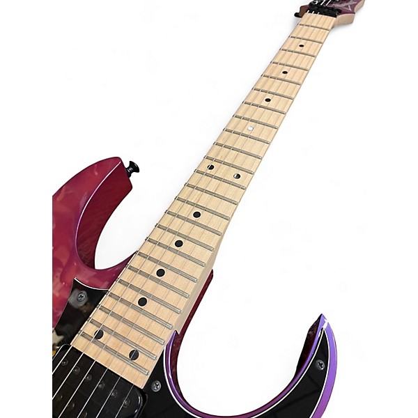 Used 2022 Ibanez RG550 GENESIS PURPLE NEON Solid Body Electric Guitar