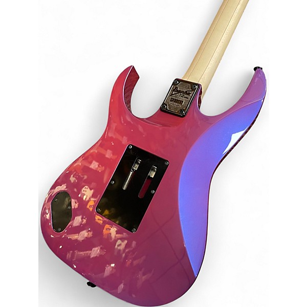 Used 2022 Ibanez RG550 GENESIS PURPLE NEON Solid Body Electric Guitar