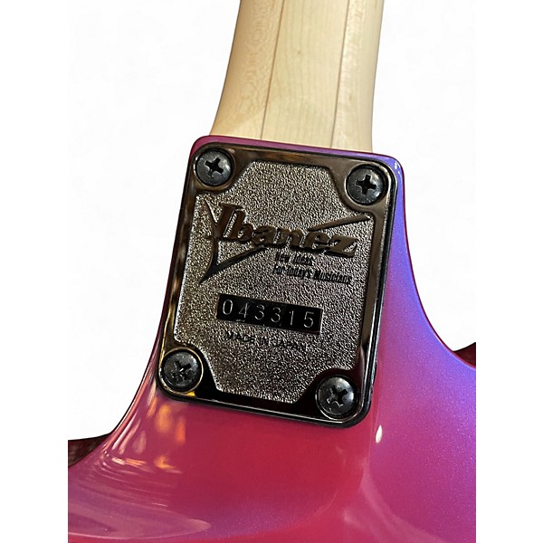Used 2022 Ibanez RG550 GENESIS PURPLE NEON Solid Body Electric Guitar