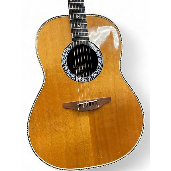 Vintage 1978 Ovation Matrix 16324-4 Natural Acoustic Electric Guitar